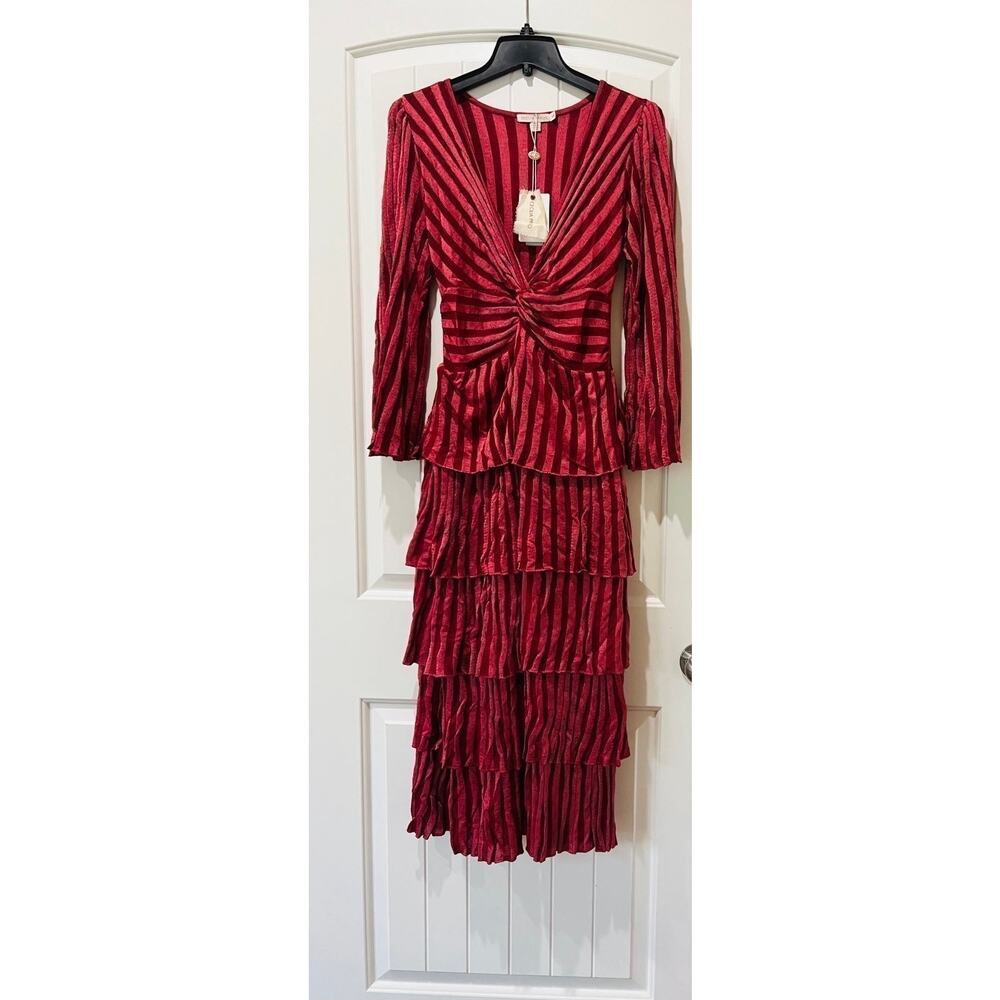 NWT❤️Anthropologie Cecilia Prado Twist-Front Dress szMP - Picture 2 of 11